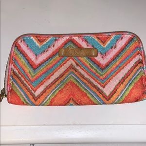 colorful, chevron wallet